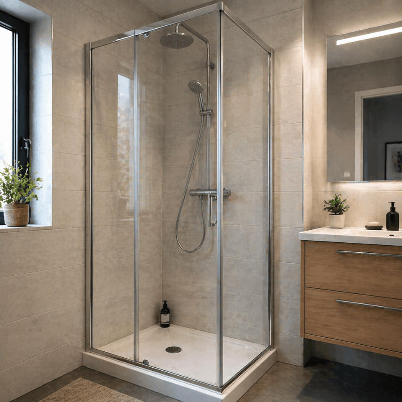 <center>Pose de douche classique </center> <center>Pose de douche classique </center>