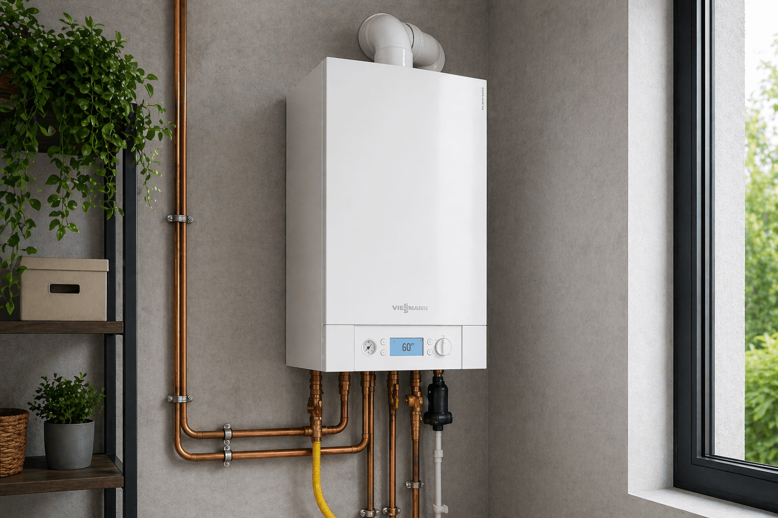 <center>Chaudière au gaz</center> <center>Chaudière au gaz</center>